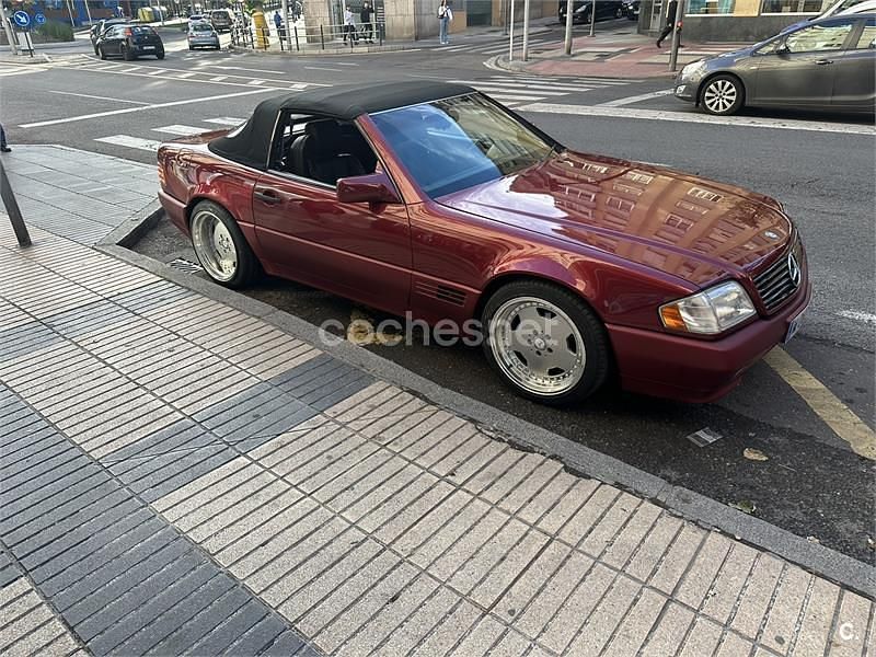 Usado Mercedes SL320 231 CV (169 kW) 1995 Granate Descapotable