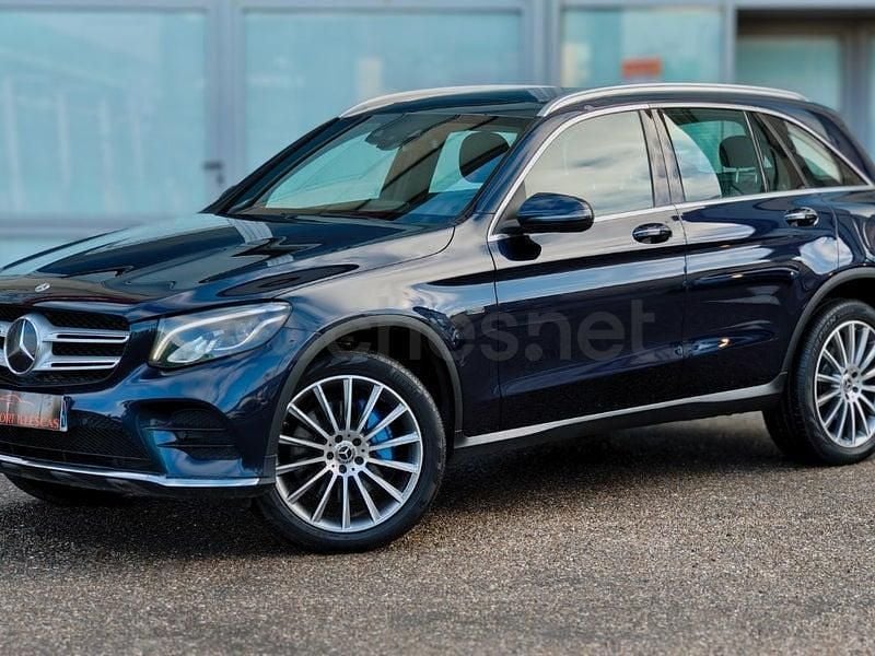 Usado Mercedes GLC350 320 CV (235 kW) 2018 Azul SUV