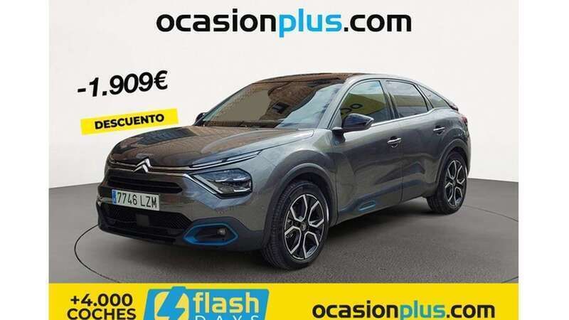 Gris Usado 2022 Citroën e-C4 Shine Utilitario | 19.090 € (Precio justo) - Imagen 1/4