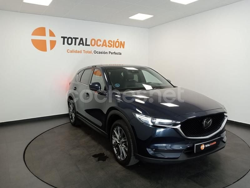 Azul Usado 2021 Mazda CX-5 Signature SUV | 26.990 € (Un poco caro) - Imagen 1/4
