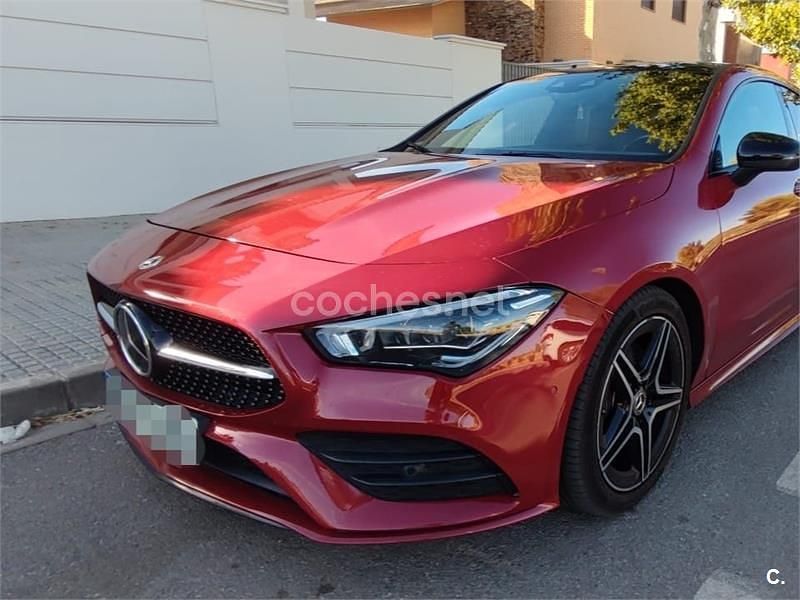 Rojo Usado 2021 Mercedes CLA220 Berlina | 31.500 € (Precio justo) - Imagen 1/4