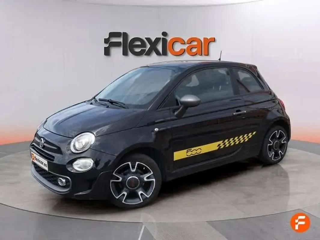 Usado Fiat 500 69 CV (50 kW) 2017 Negro Utilitario