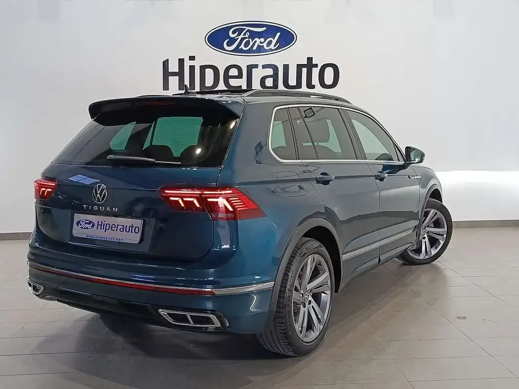 Usado VW Tiguan R-line 150 CV (110 kW) 2021 Azul SUV