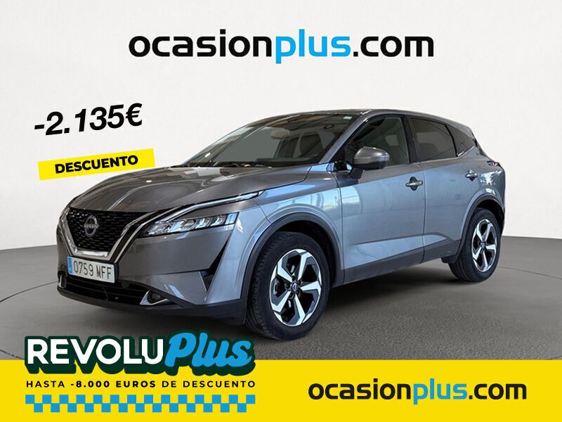 Gris Usado 2023 Nissan Qashqai N-Connecta SUV | 23.490 € (Un poco caro) - Imagen 1/4