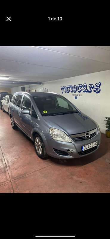 Azul Usado 2009 Opel Zafira Essentia Monovolumen | 4500 € (Precio justo) - Imagen 1/4