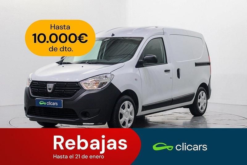 Blanco Usado 2021 Dacia Dokker Essentiel Monovolumen | 12.490 € (Un poco caro) - Imagen 1/4