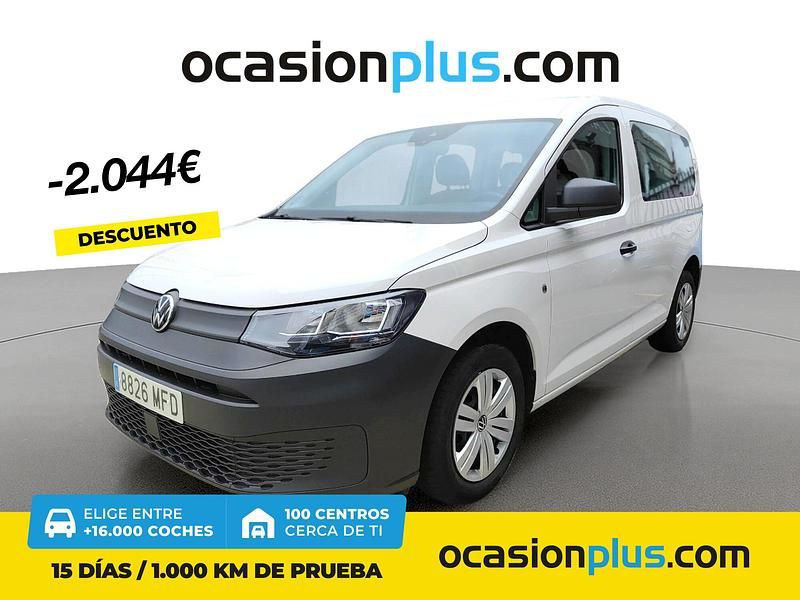 Blanco Usado 2023 VW Caddy Monovolumen | 22.490 € (Precio justo) - Imagen 1/4
