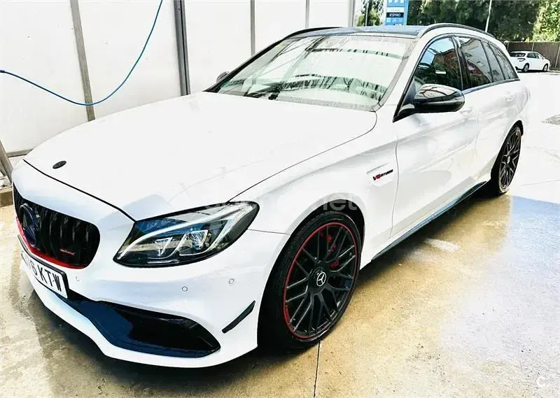 Usado Mercedes C63S AMG AMG 510 CV (375 kW) 2016 Blanco Familiar