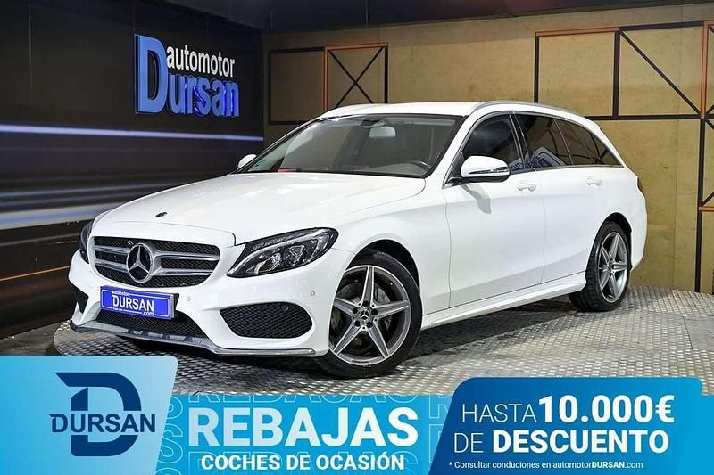 Blanco Usado 2018 Mercedes C220 Elegance Familiar | 22.890 € (Precio justo) - Imagen 1/4