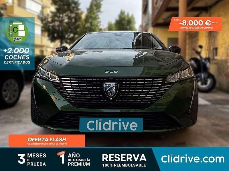 Verde Usado 2023 Peugeot 308 Allure Familiar | 18.190 € (Super precio) - Imagen 1/3