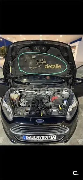 Usado Ford Fiesta Trend 100 CV (73 kW) 2013 Negro Berlina