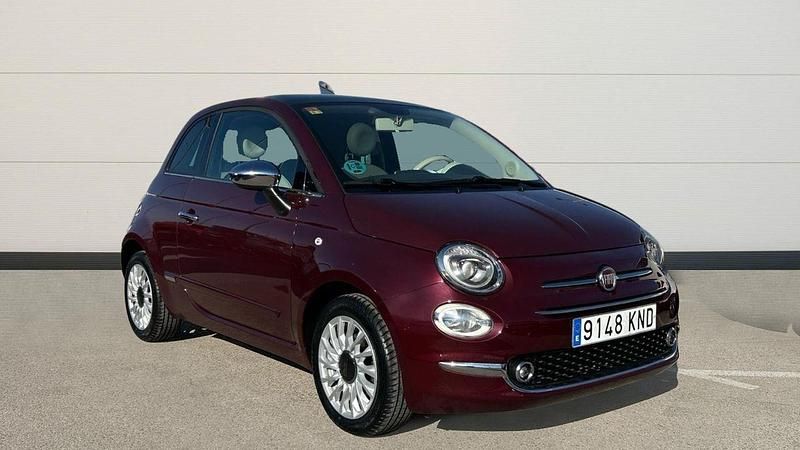Usado Fiat 500 Lounge 69 CV (50 kW) 2018 Granate Berlina