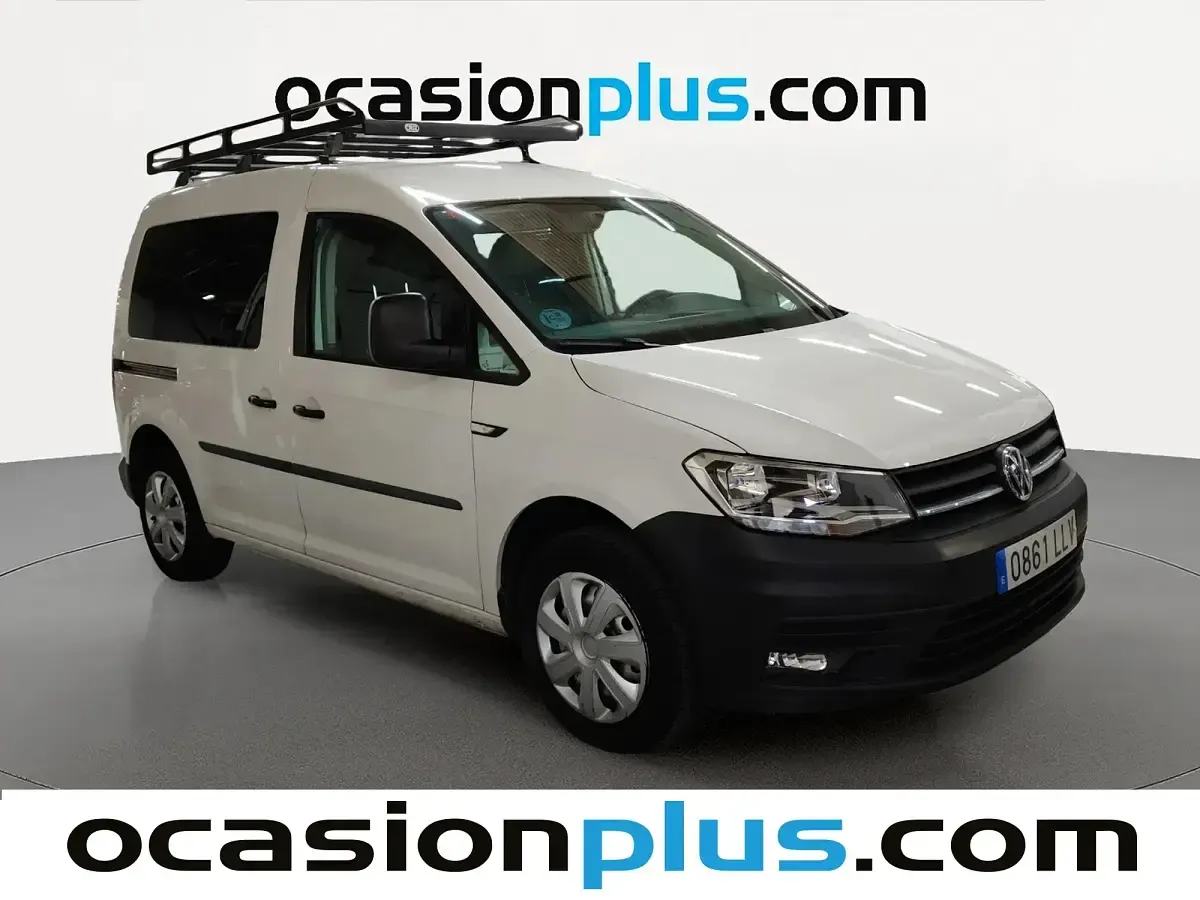Usado VW Caddy 102 CV (75 kW) 2020 Blanco Monovolumen
