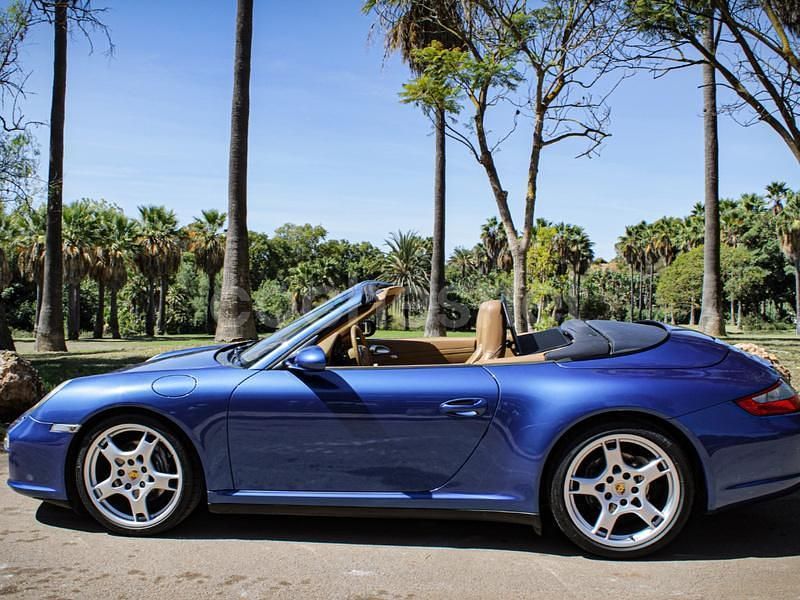Azul Usado 2006 Porsche 911 Carrera 4 Cabriolet Descapotable | 49.900 € - Imagen 1/4
