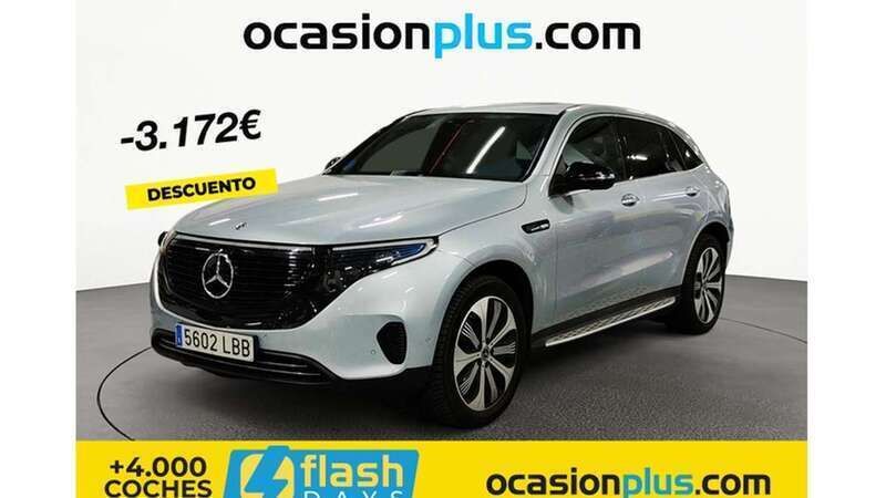 Plateado Usado 2019 Mercedes EQC400 SUV | 31.728 € (Buen precio) - Imagen 1/4