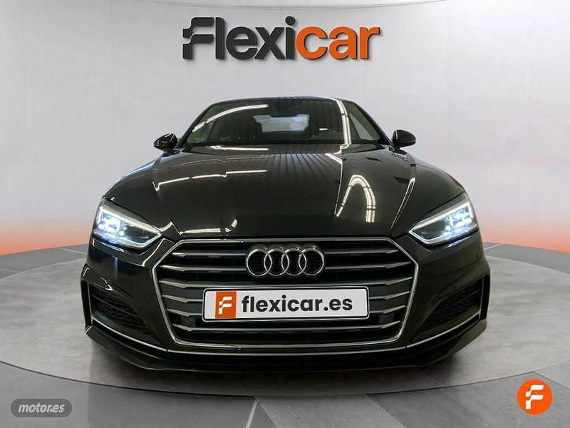 Usado Audi A5 190 CV (139 kW) 2017 Gris Coupe
