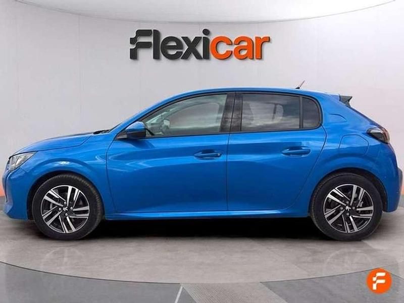 Usado Peugeot 208 Allure 102 CV (75 kW) 2020 Azul Utilitario