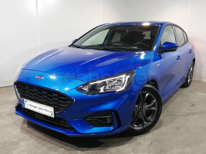 Usado Ford Focus ST-Line 125 CV (91 kW) 2022 Azul Berlina