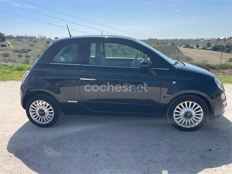 Usado Fiat 500 Lounge 69 CV (50 kW) 2014 Negro Berlina