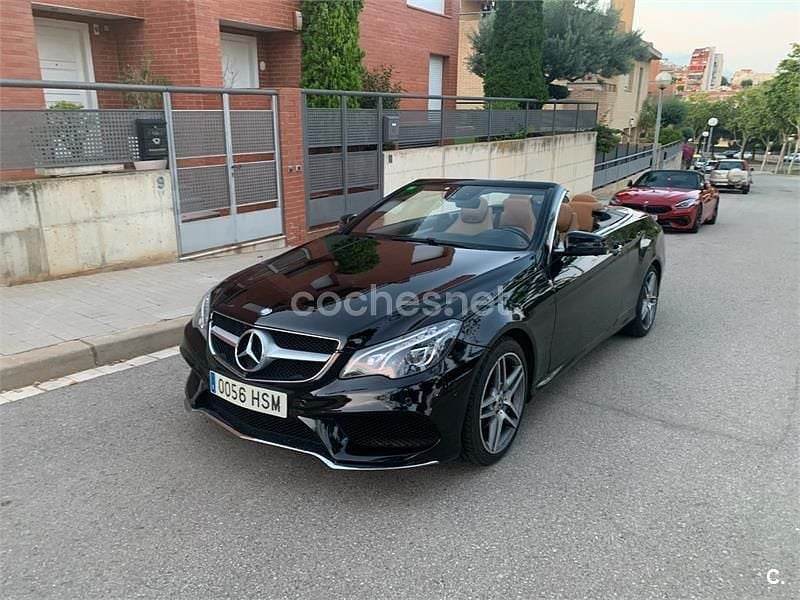 Usado Mercedes E250 204 CV (150 kW) 2013 Negro Descapotable
