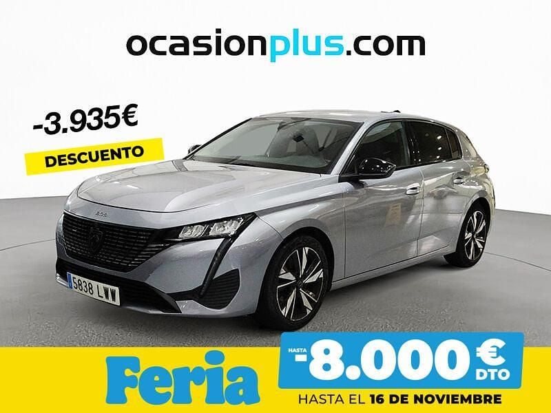 Gris / plata Usado 2022 Peugeot 308 Allure Berlina | 15.900 € (Buen precio) - Imagen 1/4