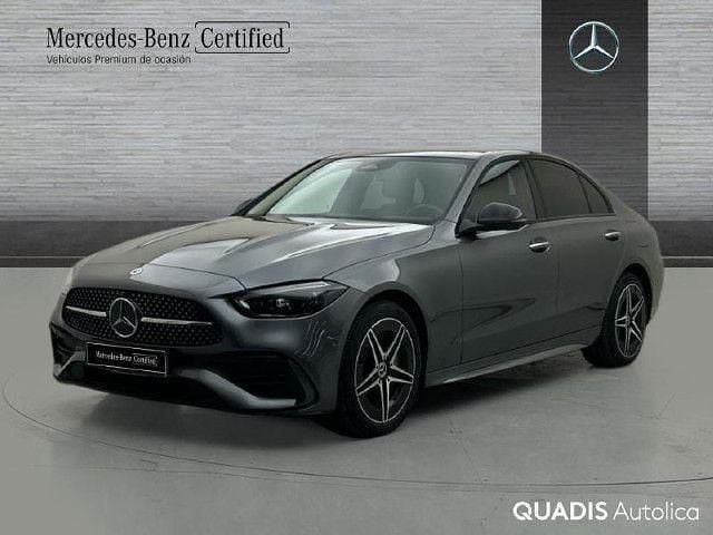 Usado Mercedes C300e AMG line 313 CV (230 kW) 2024 Gris selenita