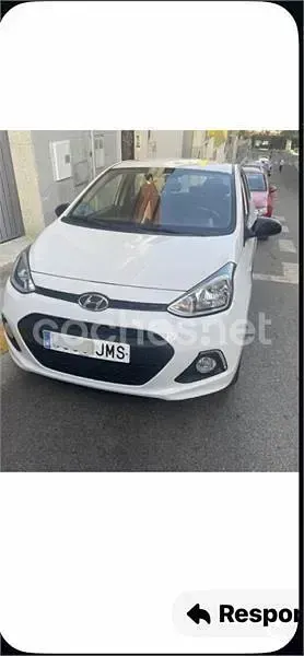 Usado Hyundai i10 Style 87 CV (63 kW) 2016 Blanco Utilitario