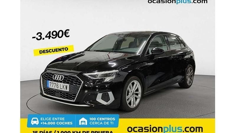 Negro Usado 2020 Audi A3 Sportback Advanced Utilitario | 21.228 € (Buen precio) - Imagen 1/4