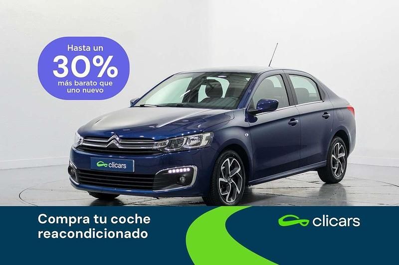 Azul Usado 2019 Citroën C-Elysee I PureTech Utilitario | 8590 € (Precio justo) - Imagen 1/4