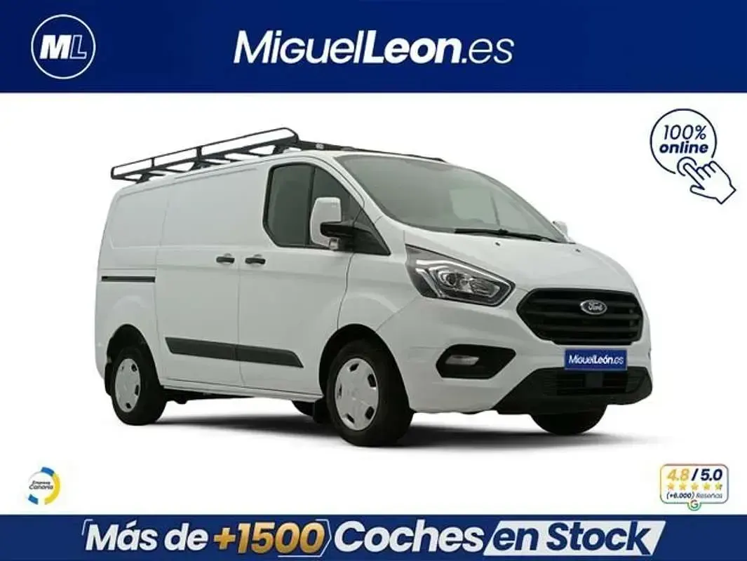 Usado Ford Transit Custom 107 CV (78 kW) 2021 Blanco Van
