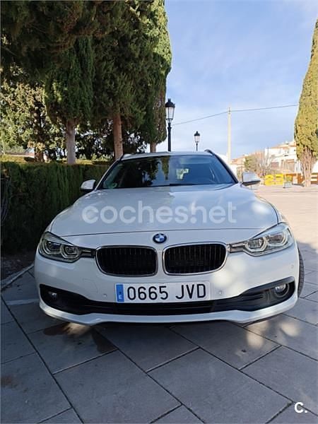 Usado BMW 320 Efficient Dynamics 184 CV (135 kW) 2016 Blanco Familiar