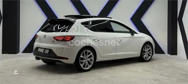 Usado Seat Leon FR 184 CV (135 kW) 2015 Blanco Berlina