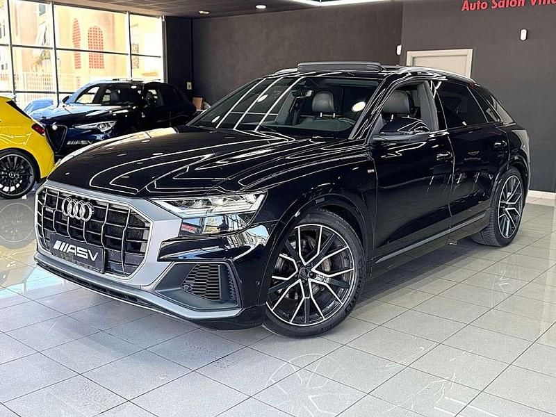Usado Audi Q8 S-Line 286 CV (210 kW) 2020 Negro SUV