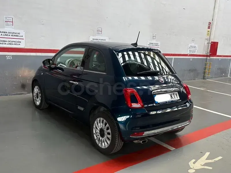 Usado Fiat 500 Lounge 69 CV (50 kW) 2019 Azul Berlina