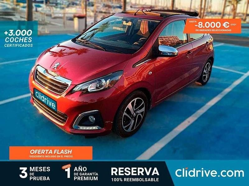 Burdeos Usado 2020 Peugeot 108 Allure Utilitario | 8190 € (Buen precio) - Imagen 1/3