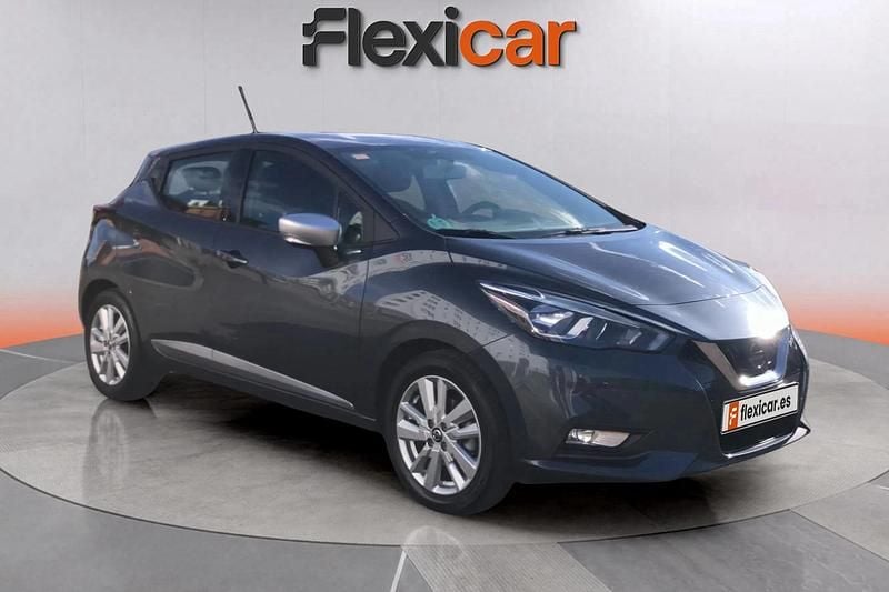 Gris Usado 2019 Nissan Micra Acenta Berlina | 10.990 € (Precio justo) - Imagen 1/4
