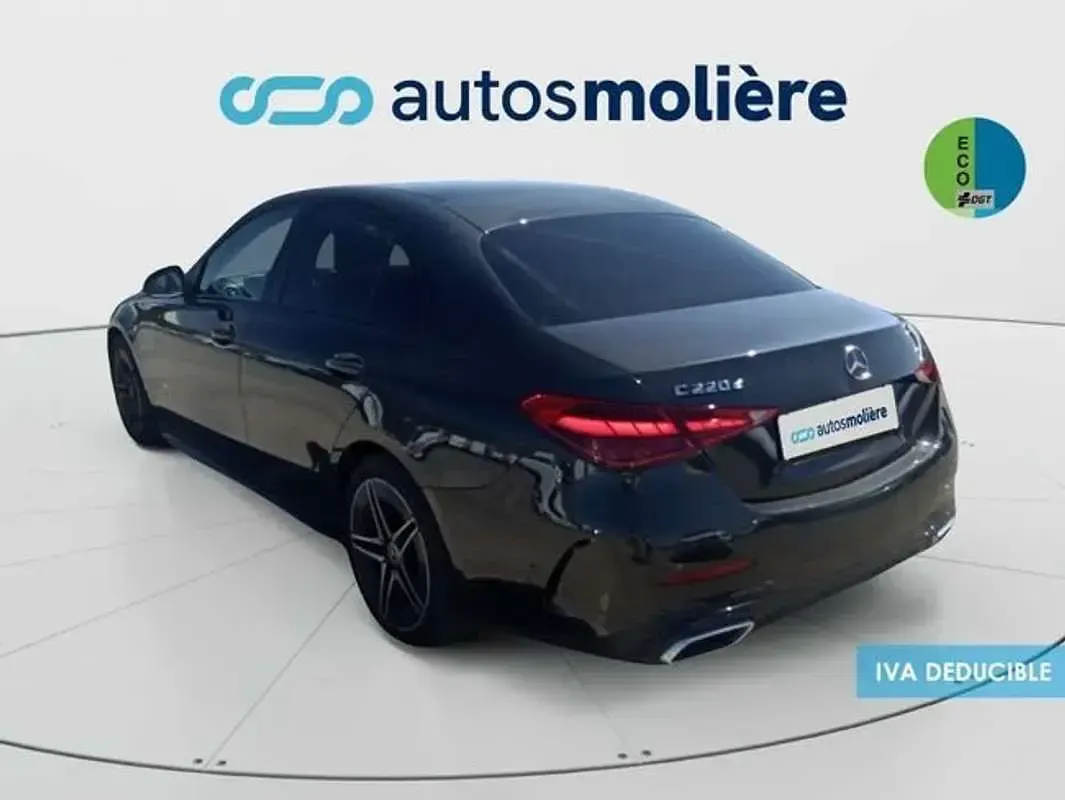 Usado Mercedes C220 200 CV (147 kW) 2022 Negro Berlina