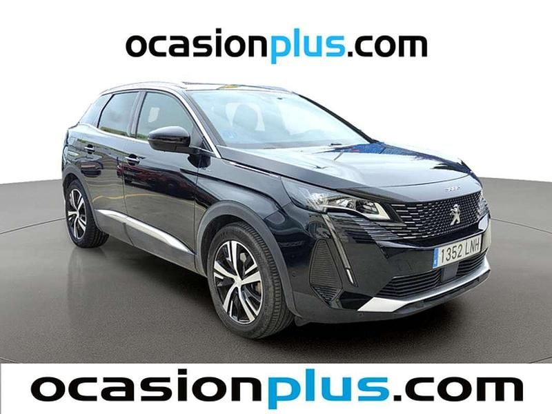 Usado Peugeot 3008 Active 114 CV (83 kW) 2021 Negro Monovolumen