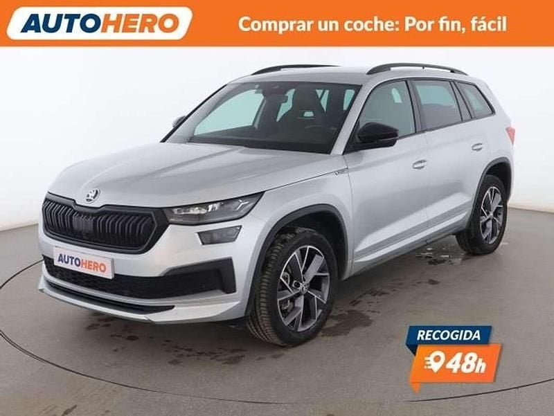 Usado Skoda Kodiaq SportLine 150 CV (110 kW) 2021 Gris SUV