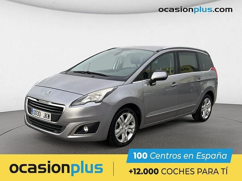 Gris Usado 2015 Peugeot 5008 Style Monovolumen | 10.750 € (Precio justo) - Imagen 1/4