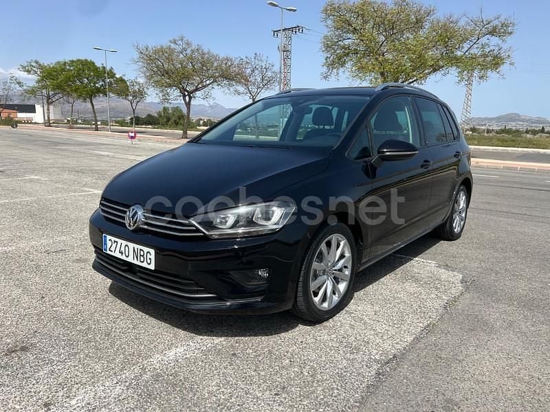 Negro Usado 2017 VW Golf Sportsvan Advance Monovolumen | 13.850 € (Precio justo) - Imagen 1/4