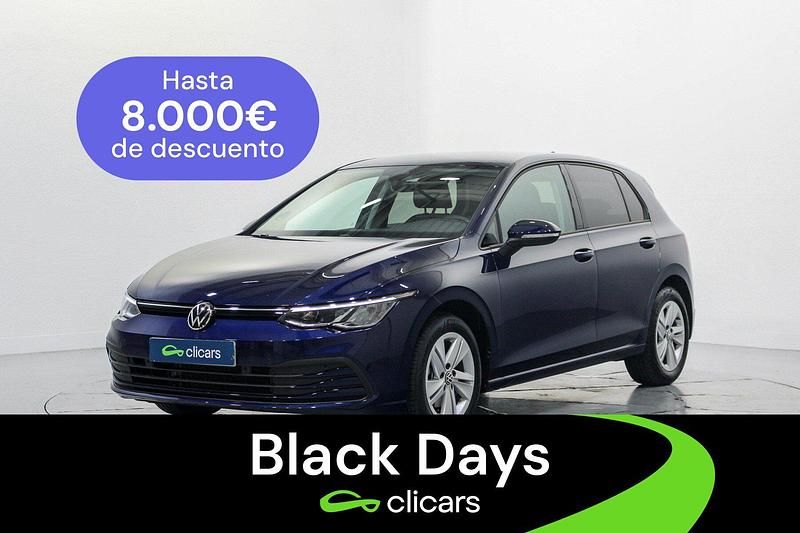 Azul Usado 2021 VW Golf VIII Life Berlina | 21.490 € (Precio justo) - Imagen 1/4