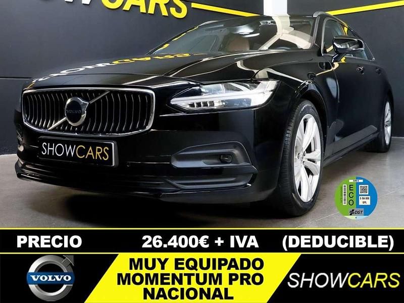 Usado Volvo V90 Momentum 197 CV (144 kW) 2021 Negro Familiar