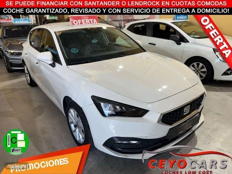 Usado Seat Leon Style 116 CV (85 kW) 2021 Blanco Berlina