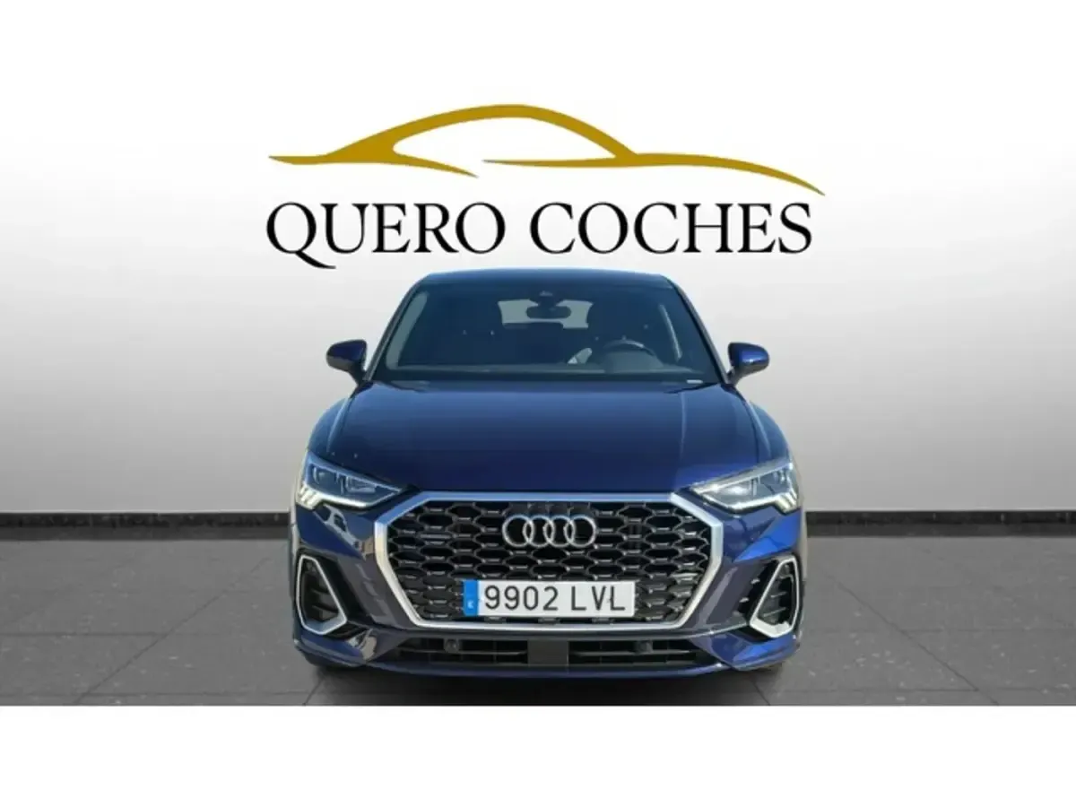 Usado Audi Q3 Sportback S-Line 190 CV (139 kW) 2021 Azul SUV