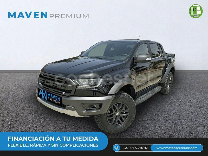 Negro Usado 2021 Ford Ranger Raptor Recogida | 42.500 € - Imagen 1/4
