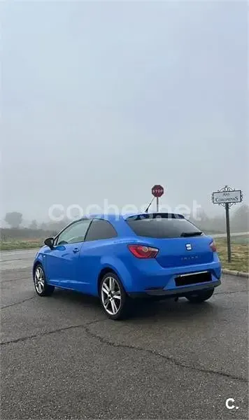 Usado Seat Ibiza SC Stylance 105 CV (77 kW) 2009 Azul Utilitario