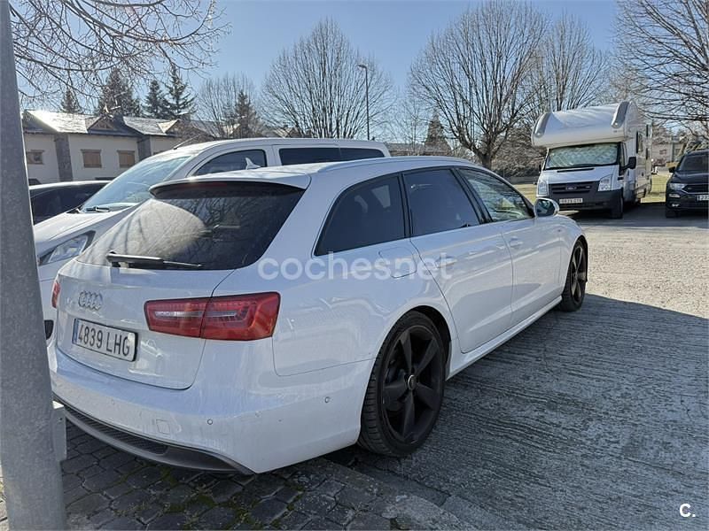 Usado Audi A6 177 CV (130 kW) 2012 Blanco Familiar