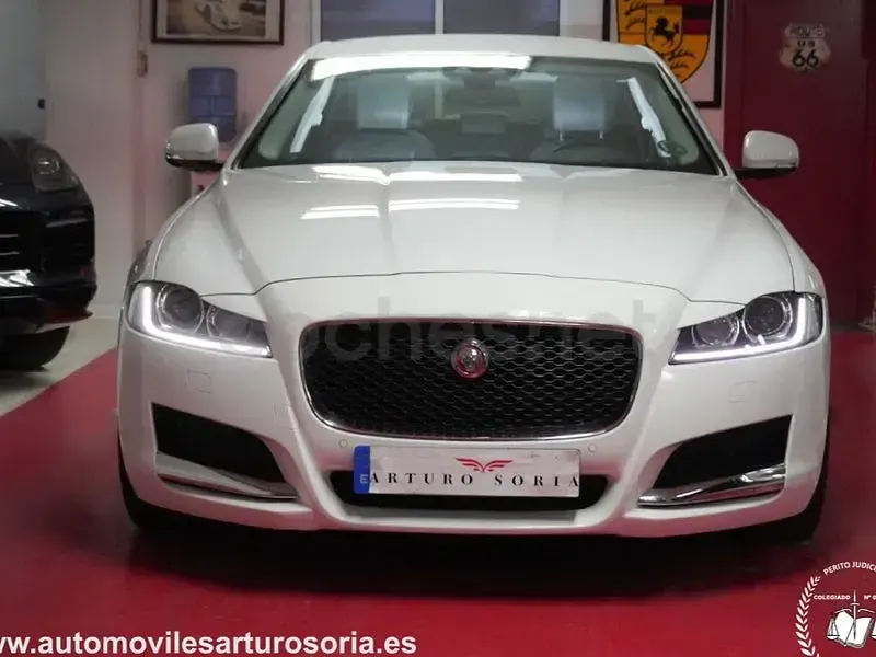 Usado Jaguar XF Prestige 180 CV (132 kW) 2017 Blanco Berlina