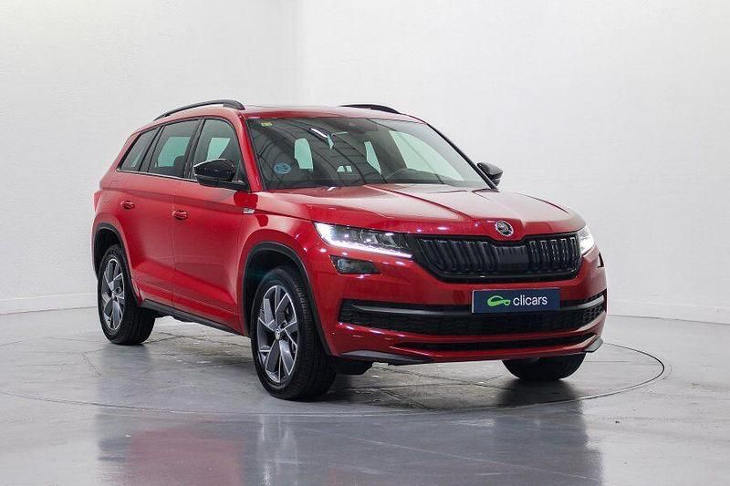 Usado Skoda Kodiaq SportLine 150 CV (110 kW) 2020 Rojo SUV